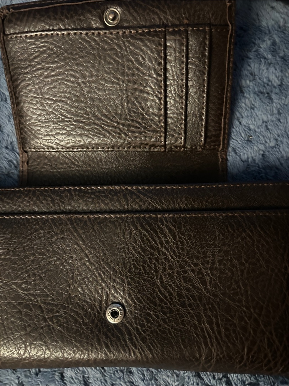 Matt & Nat Trio: Cream Crossbody with Black and Dark Brown Wallets - Picture 6 of 9